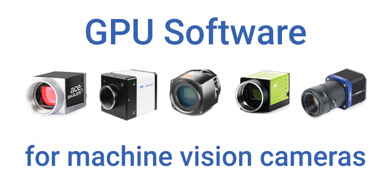 gpu software machine vision genicam
