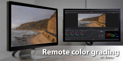 remote colour grading software